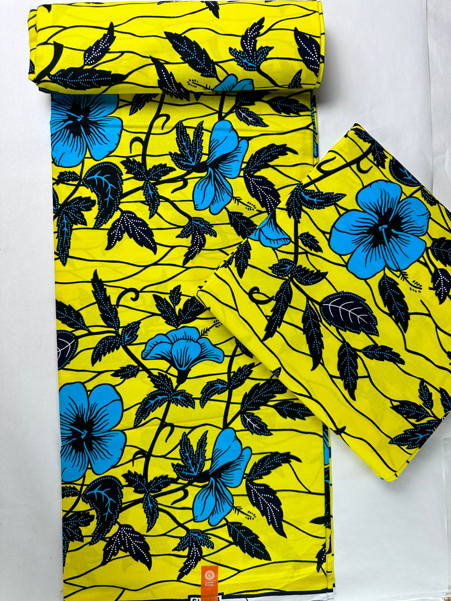 African Fabric - Ankara - African Clothing - Craft African fabric - Yellow African Print - African Fashion