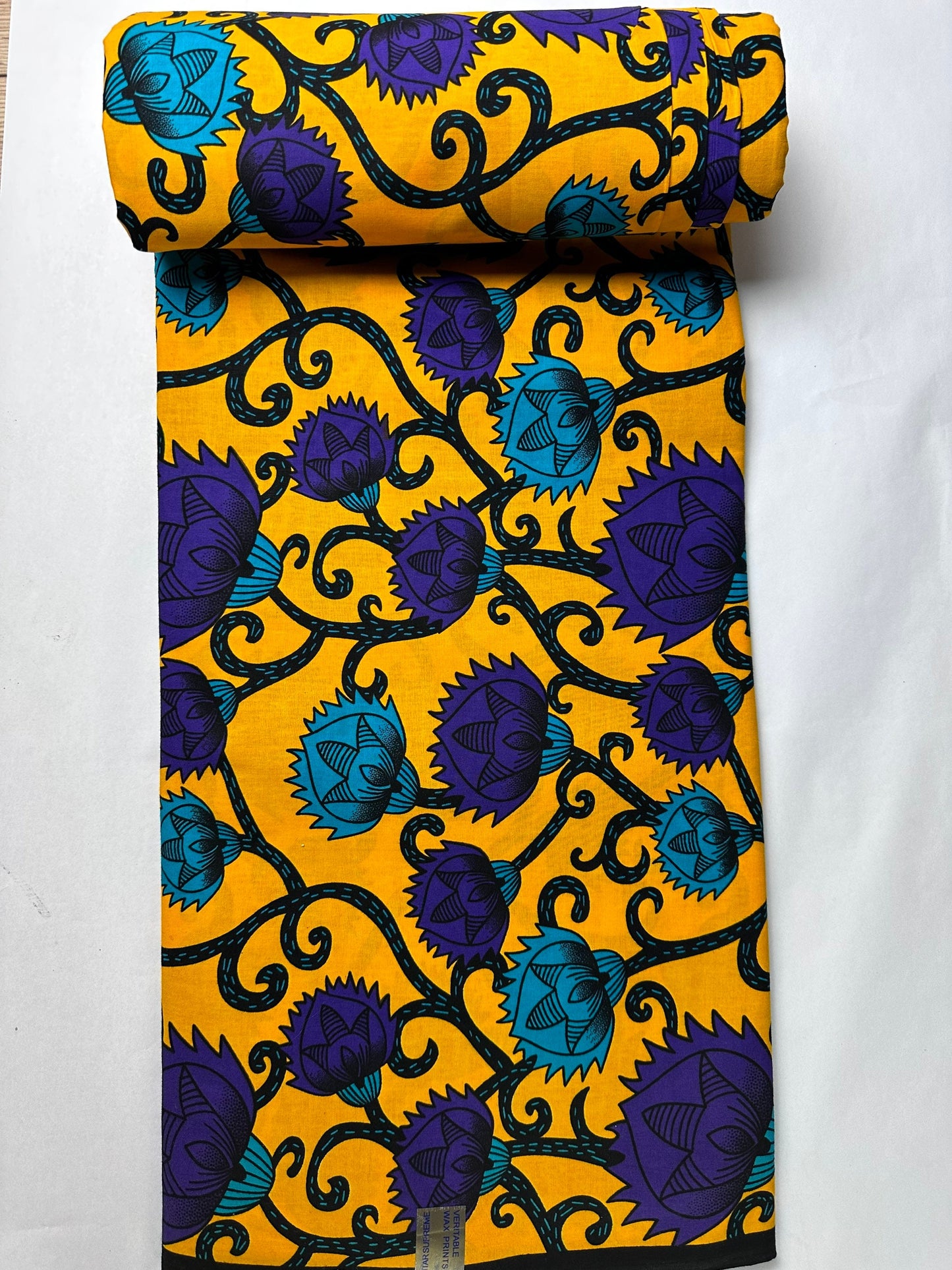 African Fabric - Ankara - African Clothing - Craft African fabric - Yellow African Print - African Style