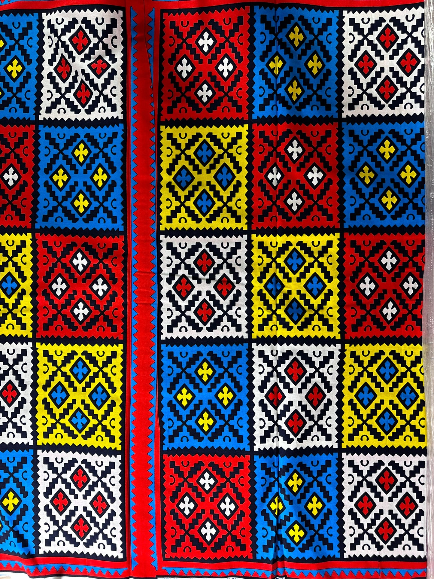 African Fabric - Ankara - African Clothing - Craft African fabric - Cotton African Fabric - Red Ankara Print Fabric - African Style