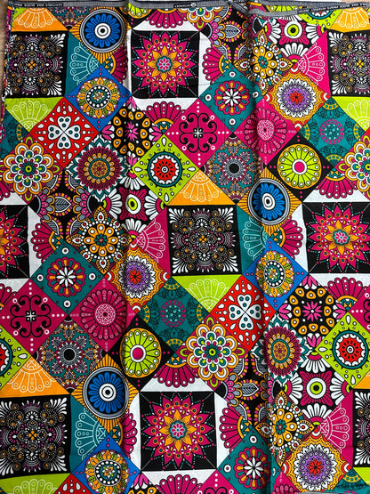 African Fabric - Ankara - African Clothing - Craft African fabric - Cotton African Fabric - Ankara Print - Pink African Print Fabric