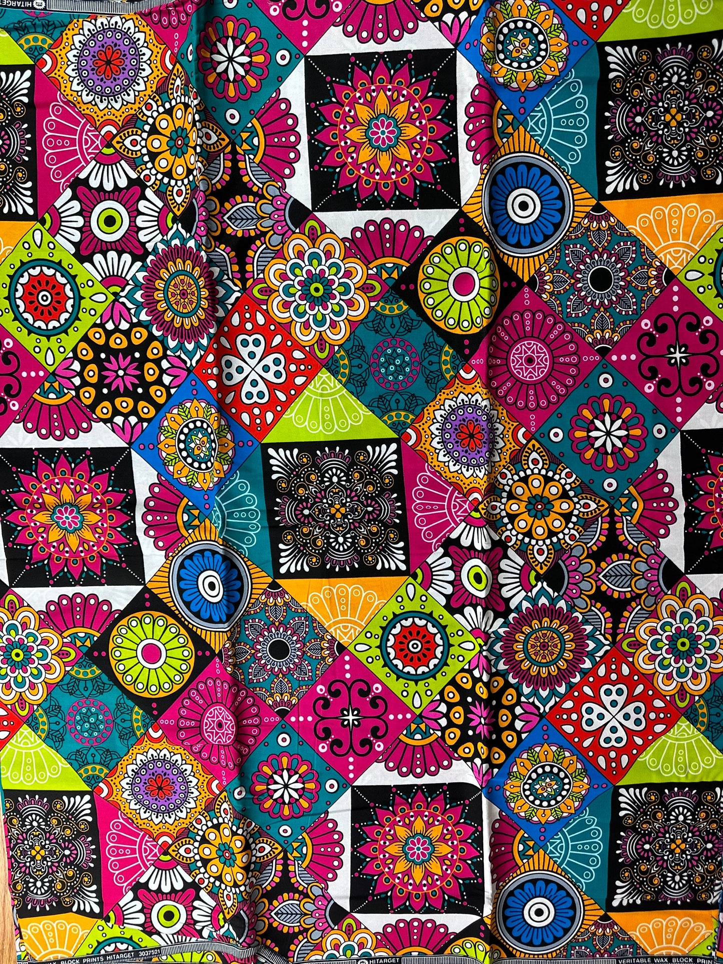 African Fabric - Ankara - African Clothing - Craft African fabric - Cotton African Fabric - Ankara Print - Pink African Print Fabric