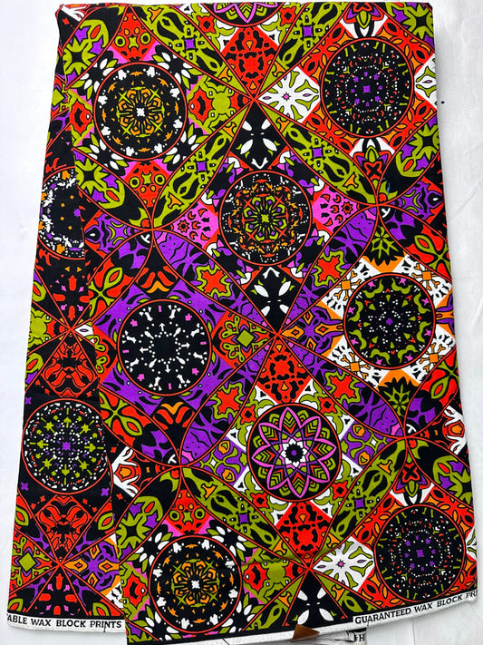 African Fabric - Ankara - African Print Fabric - African Clothing Fabric - Dressmaking Fabric - Pink African Print Fabric