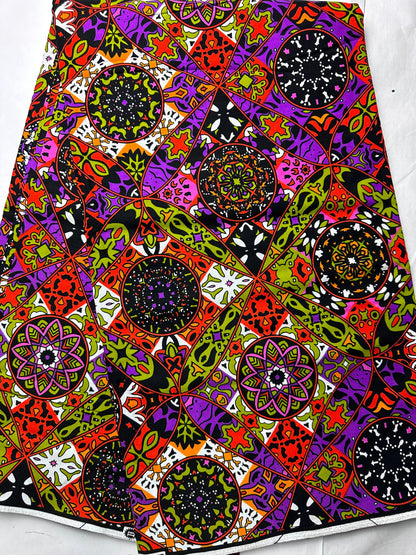 African Fabric - Ankara - African Print Fabric - African Clothing Fabric - Dressmaking Fabric - Pink African Print Fabric