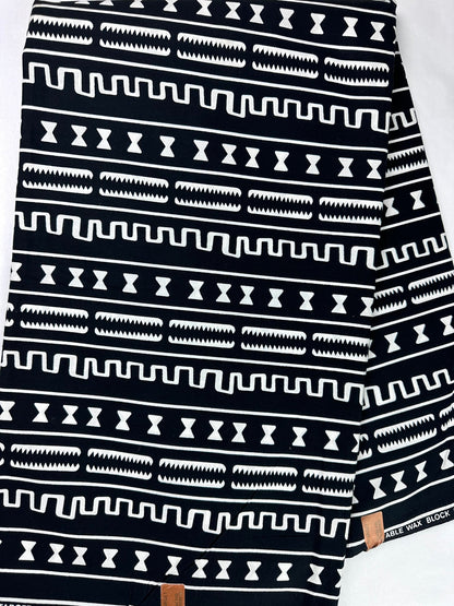 African Fabric - Ankara - African Print Fabric - African Clothing Fabric - Dressmaking Fabric - Black African Print