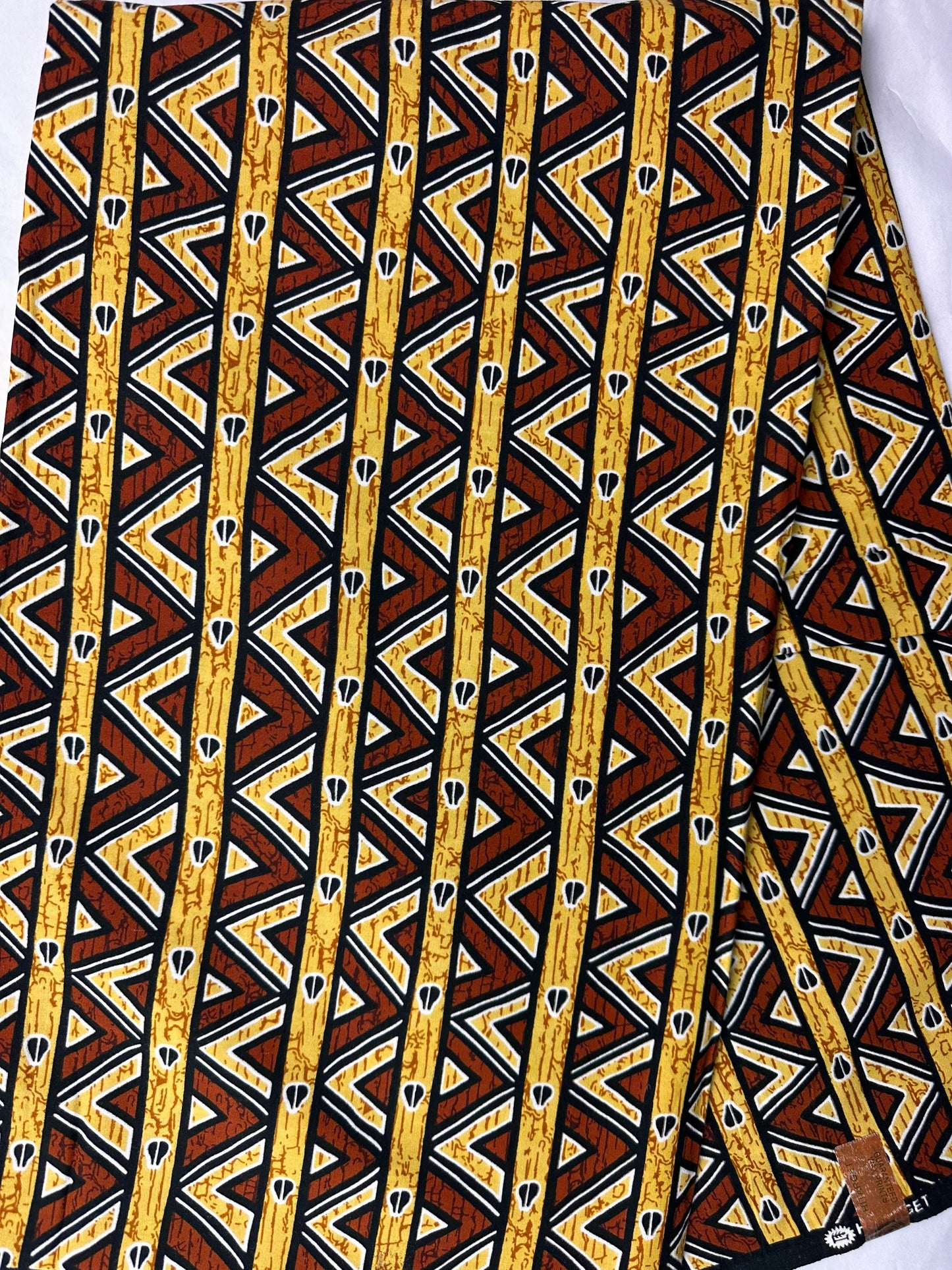 African Fabric - Ankara - African Clothing - Craft African fabric - Yellow African Print Fabric - African Print