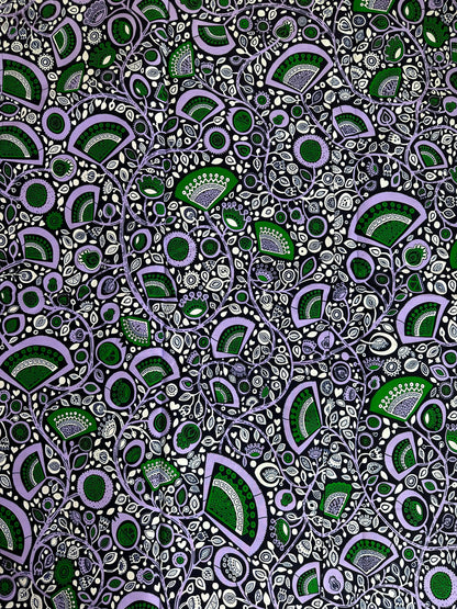 African Fabric - Purple Ankara - African Clothing - Craft African fabric - Cotton African Fabric - Ankara Print - African Style