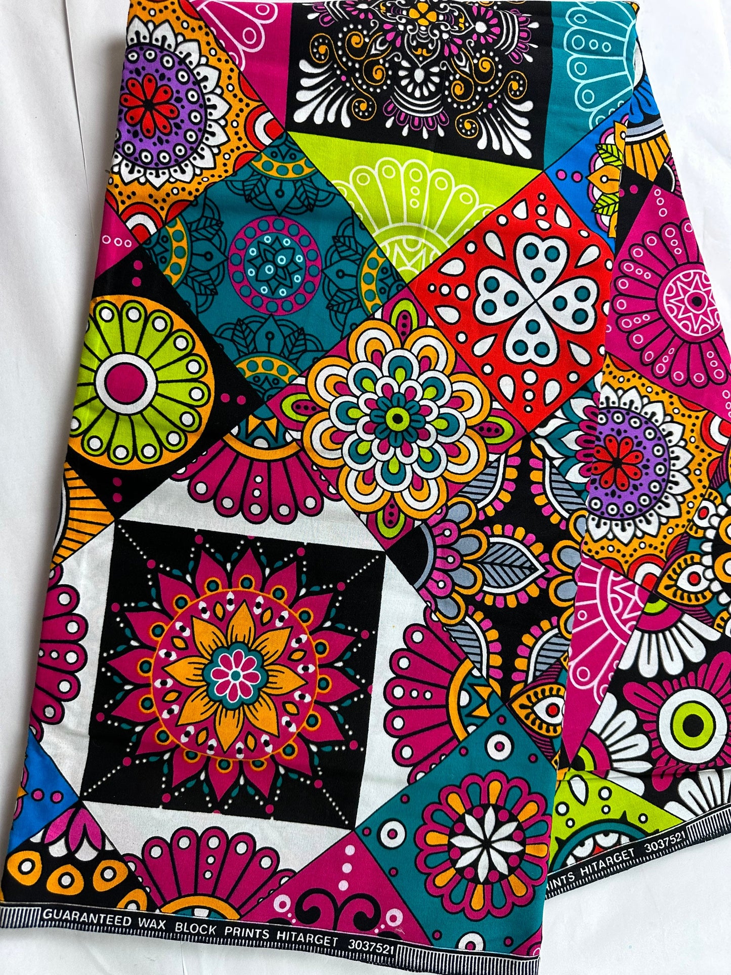 African Fabric - Ankara - African Clothing - Craft African fabric - Cotton African Fabric - Ankara Print - Pink African Print Fabric