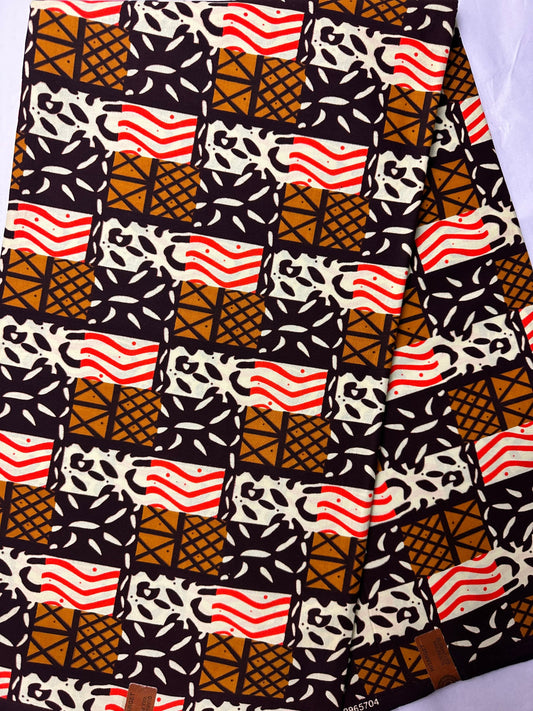 African Fabric - Ankara - African Clothing - Craft African fabric - Multicolor Fabric - African Print - Wholesale/ Yard