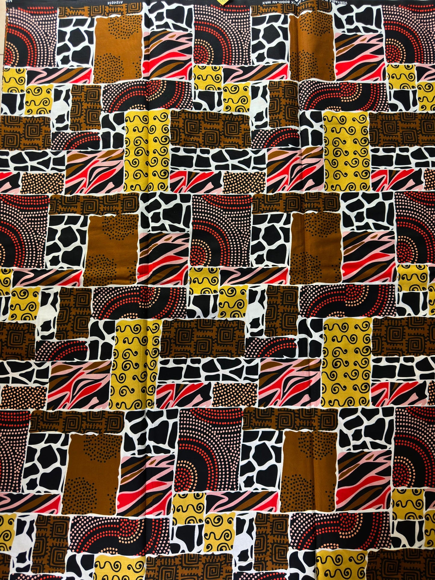 African Fabric - Ankara - African Print Fabric - African Clothing Fabric - Dressmaking Fabric - Brown African Print fabric