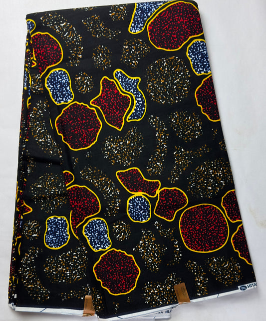 African Fabric - Ankara - African Clothing - Craft African fabric - Grey African Print Fabric - African Print