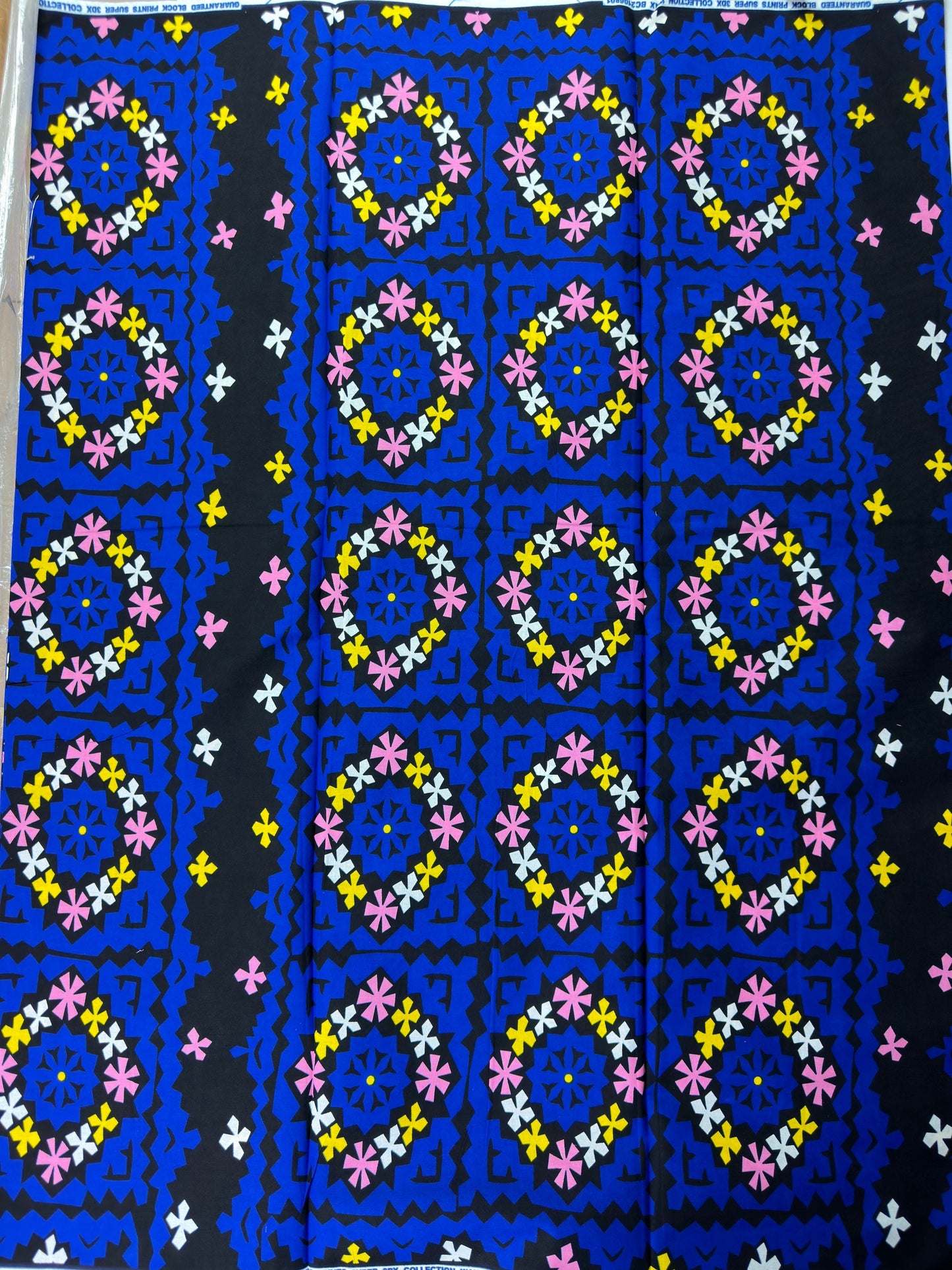 African Fabric - Ankara - Blue African Print Fabric - Craft African fabric - Ankara Print - African Style - African Clothing- Cotton Fabric