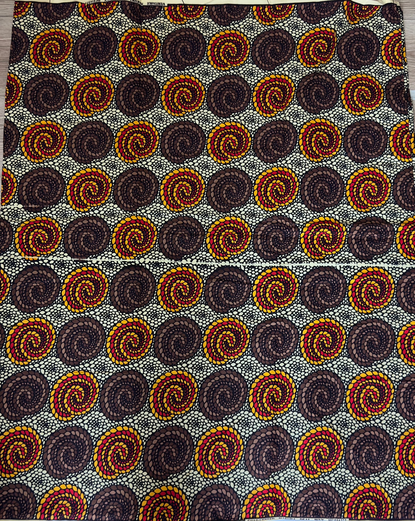 African Fabric - Ankara - African Clothing - Craft fabric - Ankara Print - Brown African Print Fabric - African Fashion - Cotton Fabric