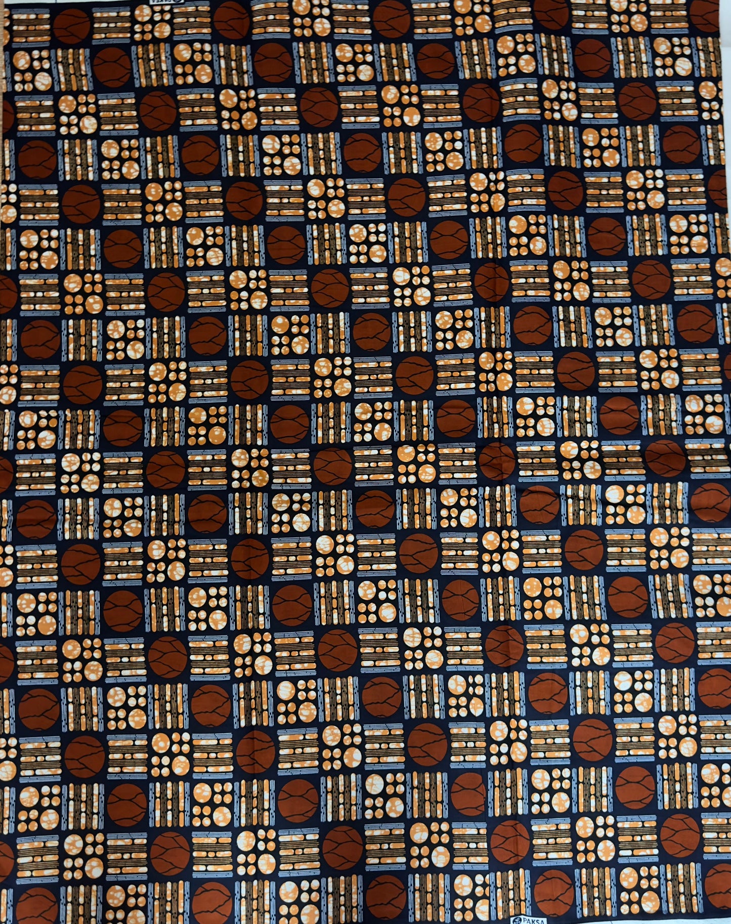 African Fabric - Ankara - African Print Fabric - Ankara Print - African Style - Brown African Print Fabric