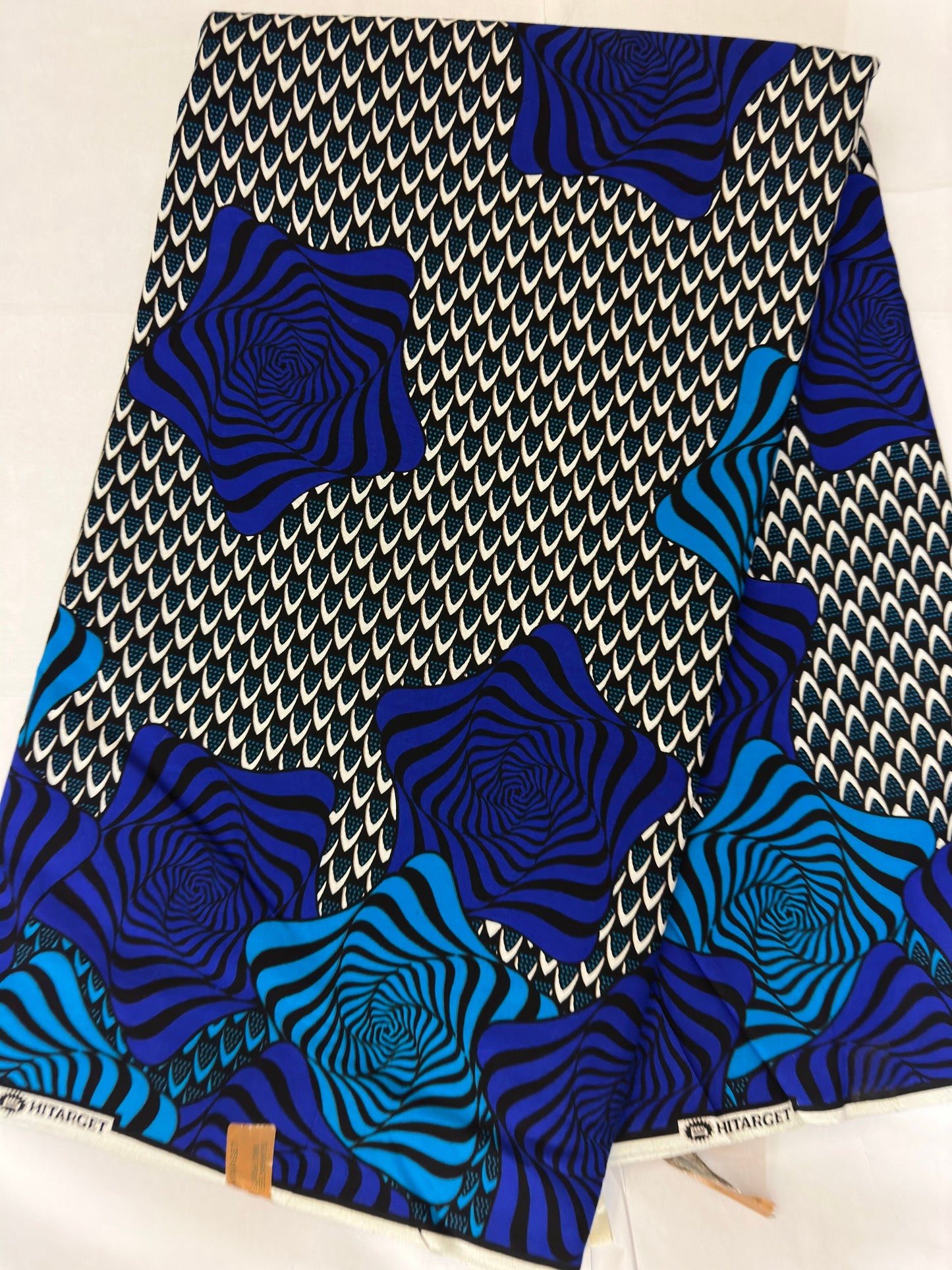 African Fabric - Ankara - African Clothing - Craft African fabric - Blue African Print Fabric - African Print