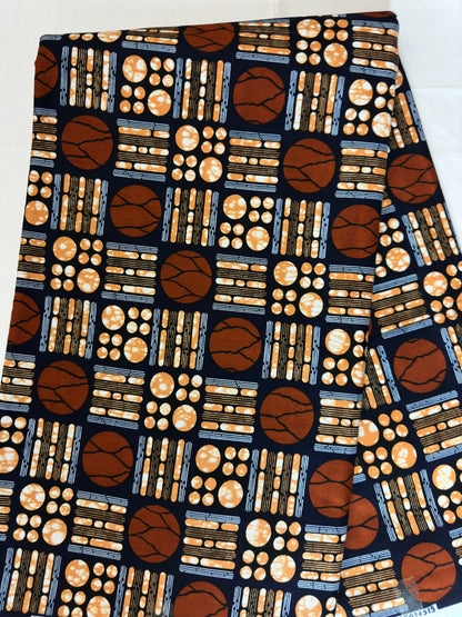 African Fabric - Ankara - African Print Fabric - Ankara Print - African Style - Brown African Print Fabric
