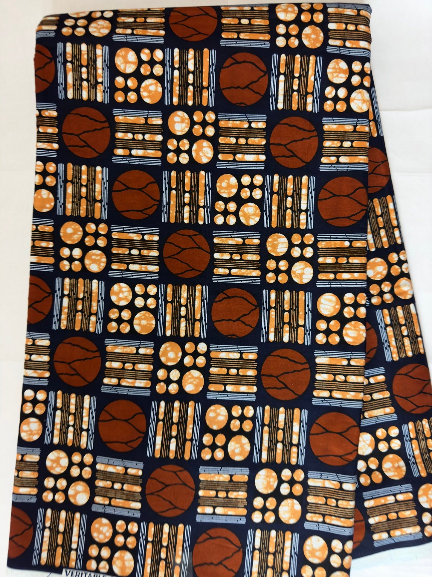 African Fabric - Ankara - African Print Fabric - Ankara Print - African Style - Brown African Print Fabric