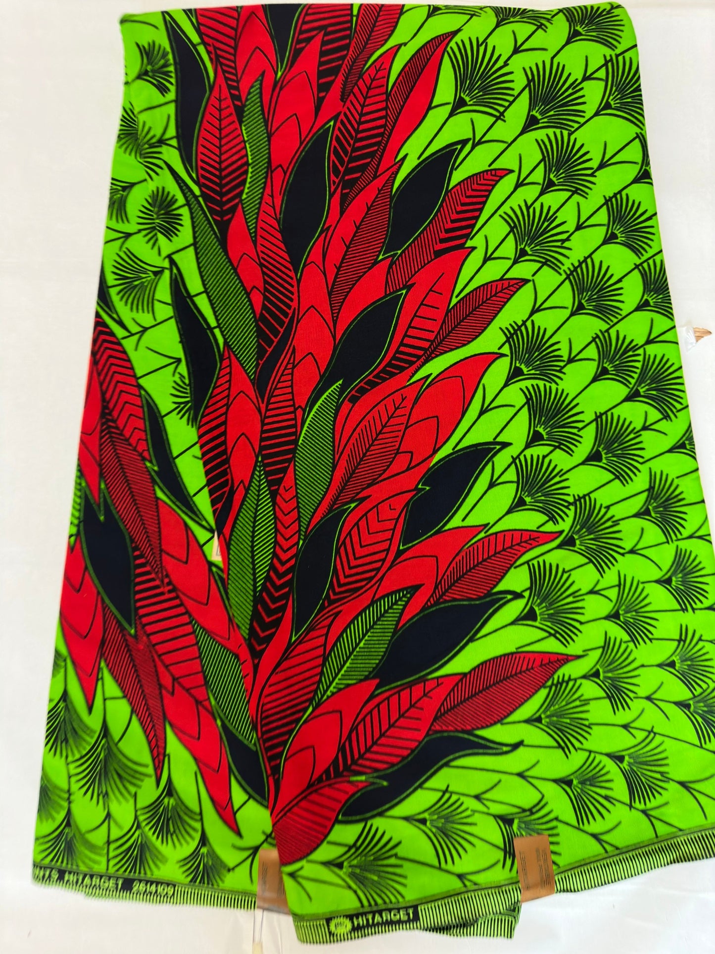 African Fabric - Ankara - Green African Print Fabric - Craft African fabric - Ankara Print - African Style - African Clothing- Cotton Fabric