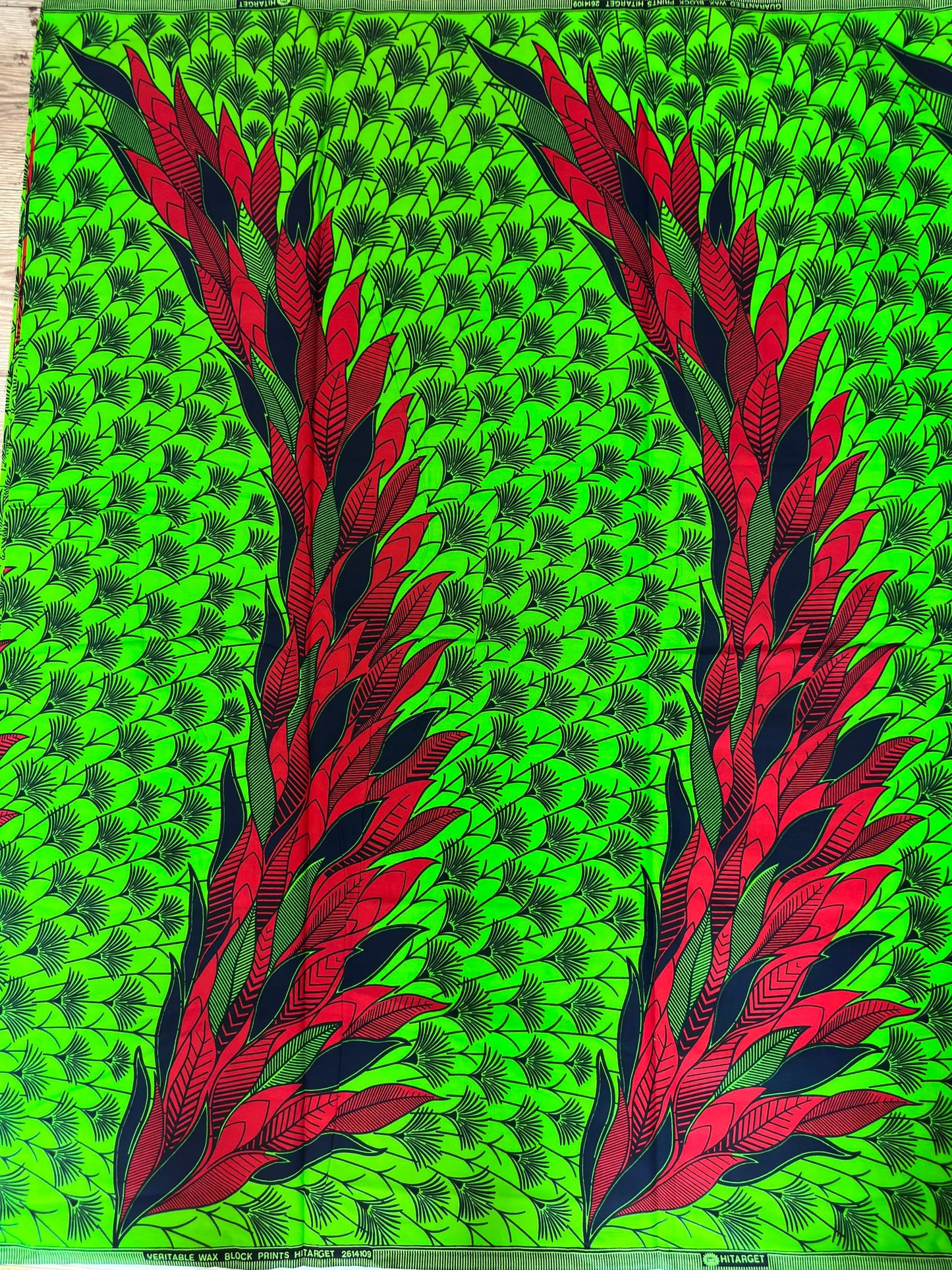 African Fabric - Ankara - Green African Print Fabric - Craft African fabric - Ankara Print - African Style - African Clothing- Cotton Fabric