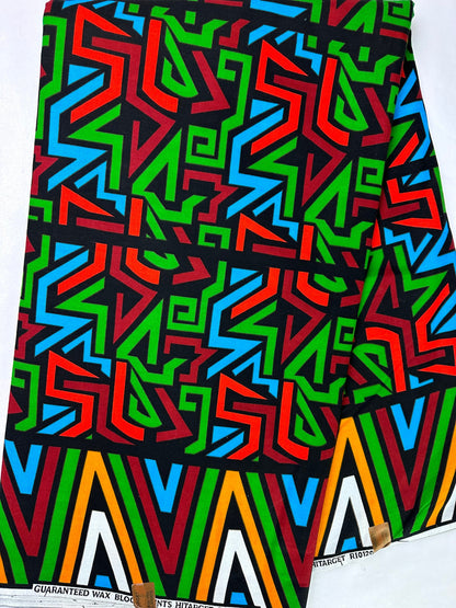 African Fabric - Ankara - African Clothing - Craft African fabric - Green African Fabric - Ankara Print - African Style