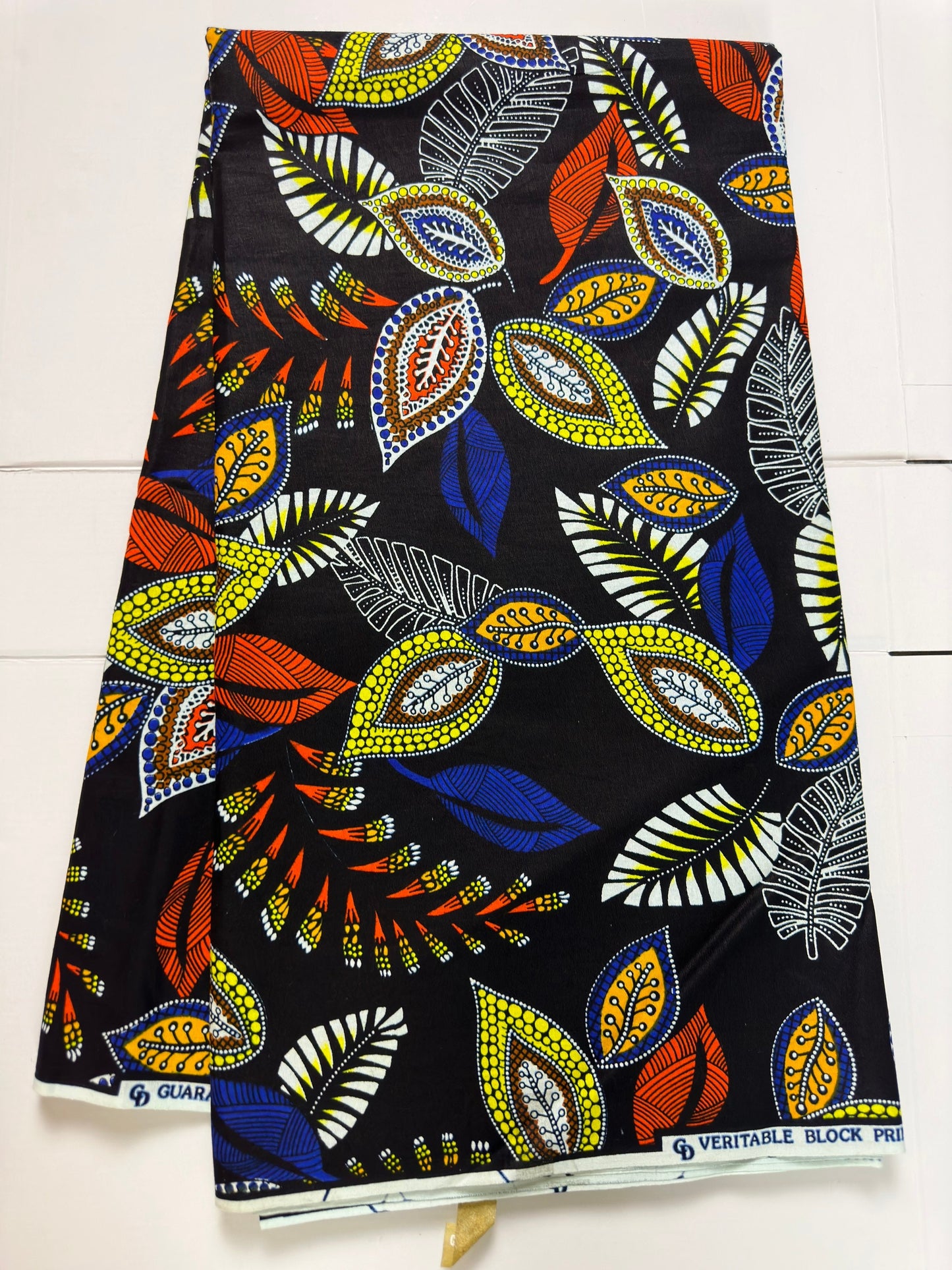 African Fabric - Ankara - Blue African Clothing - Craft fabric - Ankara Print - Red African Print Fabric - African Fashion - Cotton Fabric