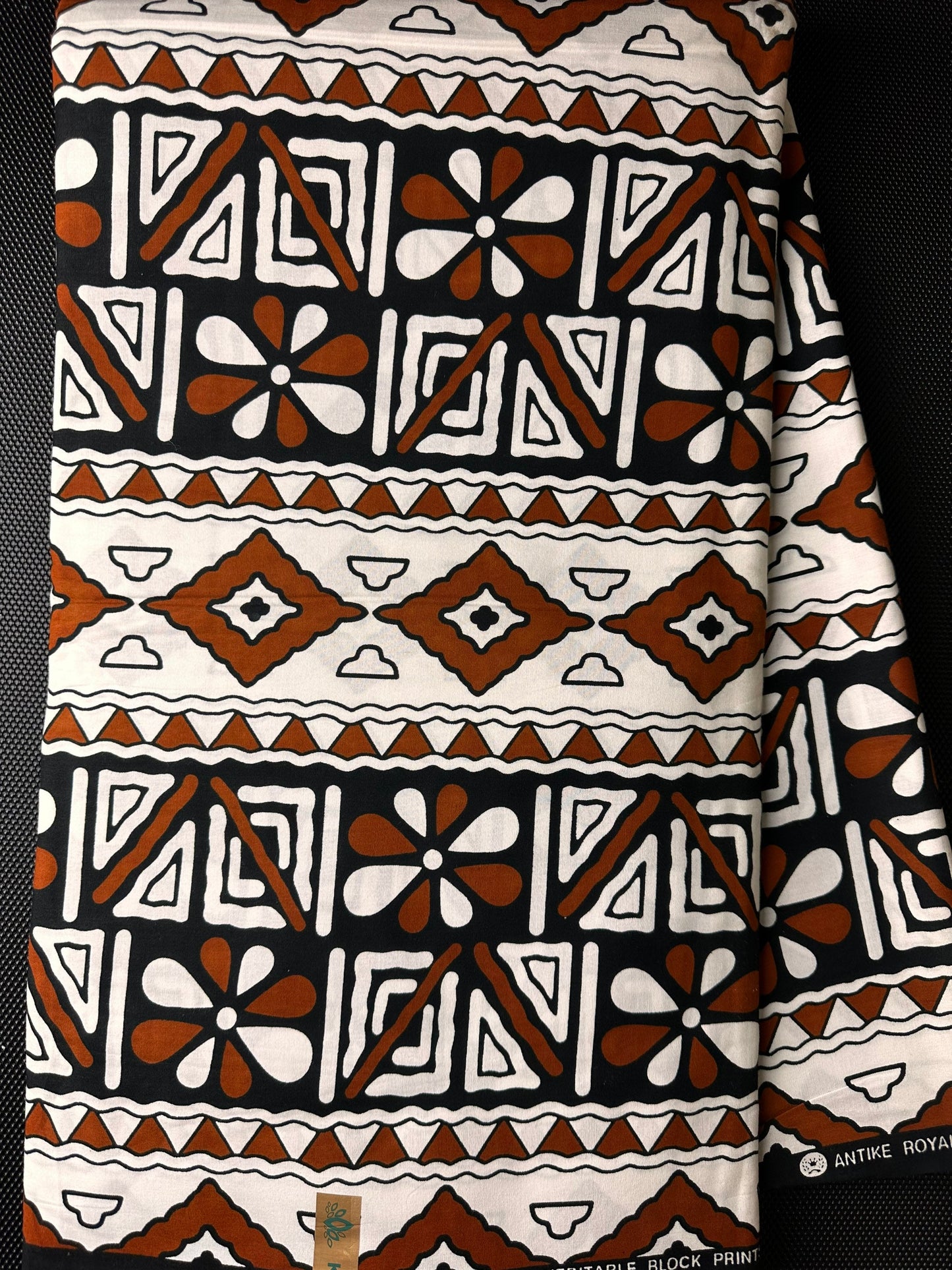 African Fabric - Ankara - African Clothing - Brown African fabric - Cotton African Fabric - Ankara Print - African Style