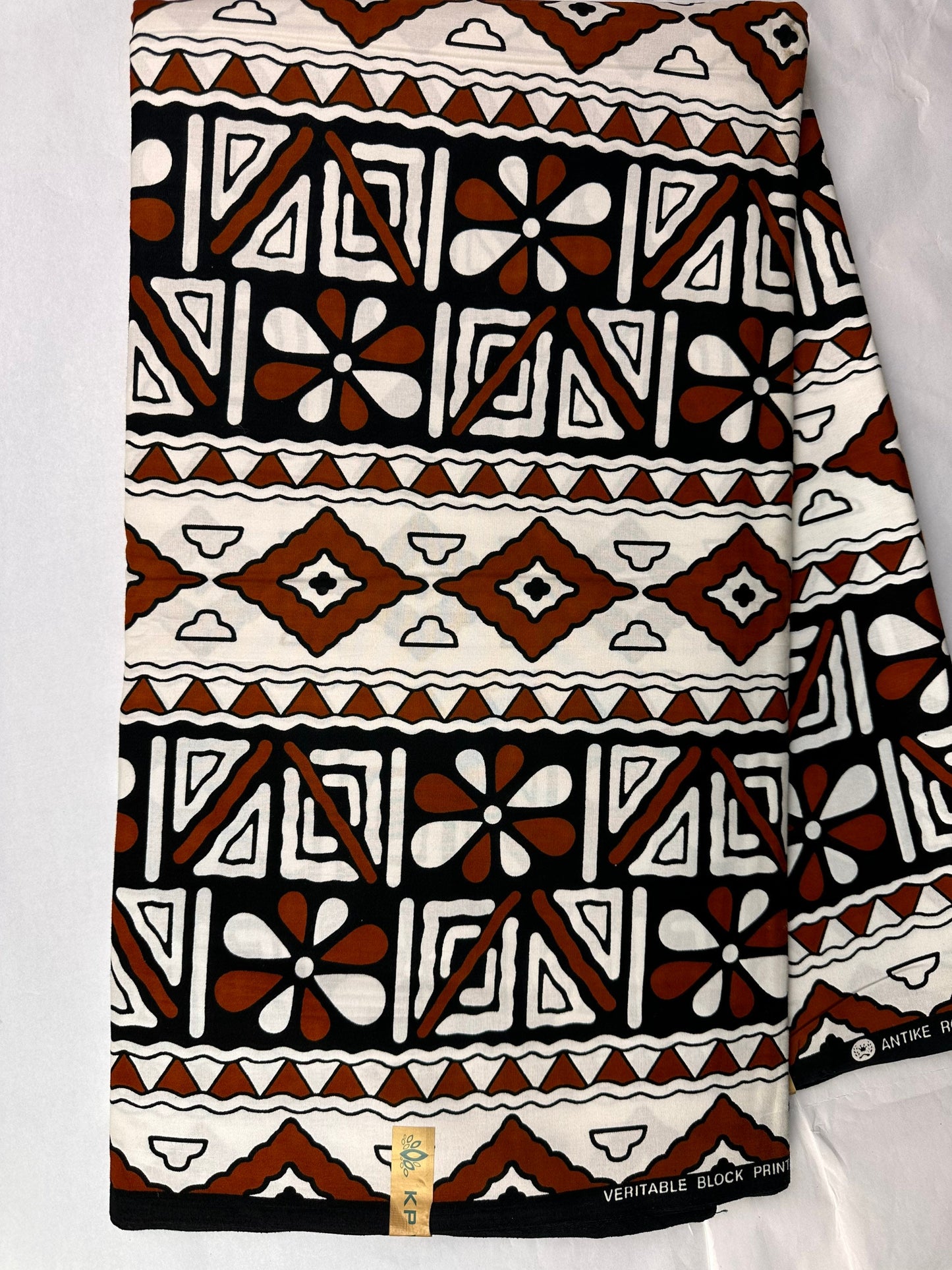 African Fabric - Ankara - African Clothing - Brown African fabric - Cotton African Fabric - Ankara Print - African Style