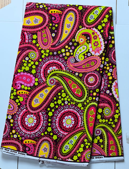 African Fabric - Ankara - African Clothing - Craft fabric - Ankara Print -  Pink African Print - African Fashion - Cotton Fabric