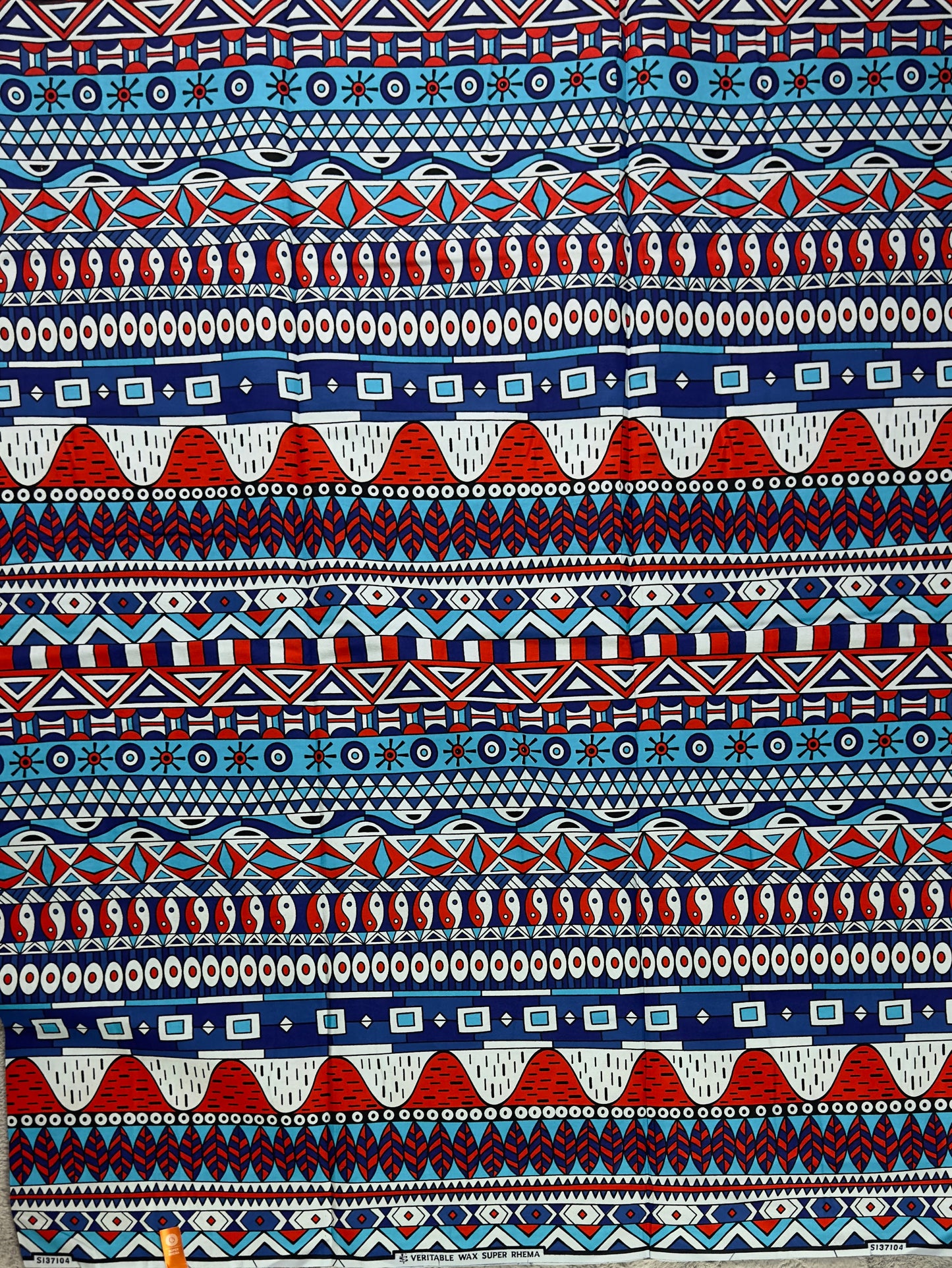 African Fabric, Blue Ankara,  African Clothing,  Craft African fabric, African Fabric, Ankara Print, African Style