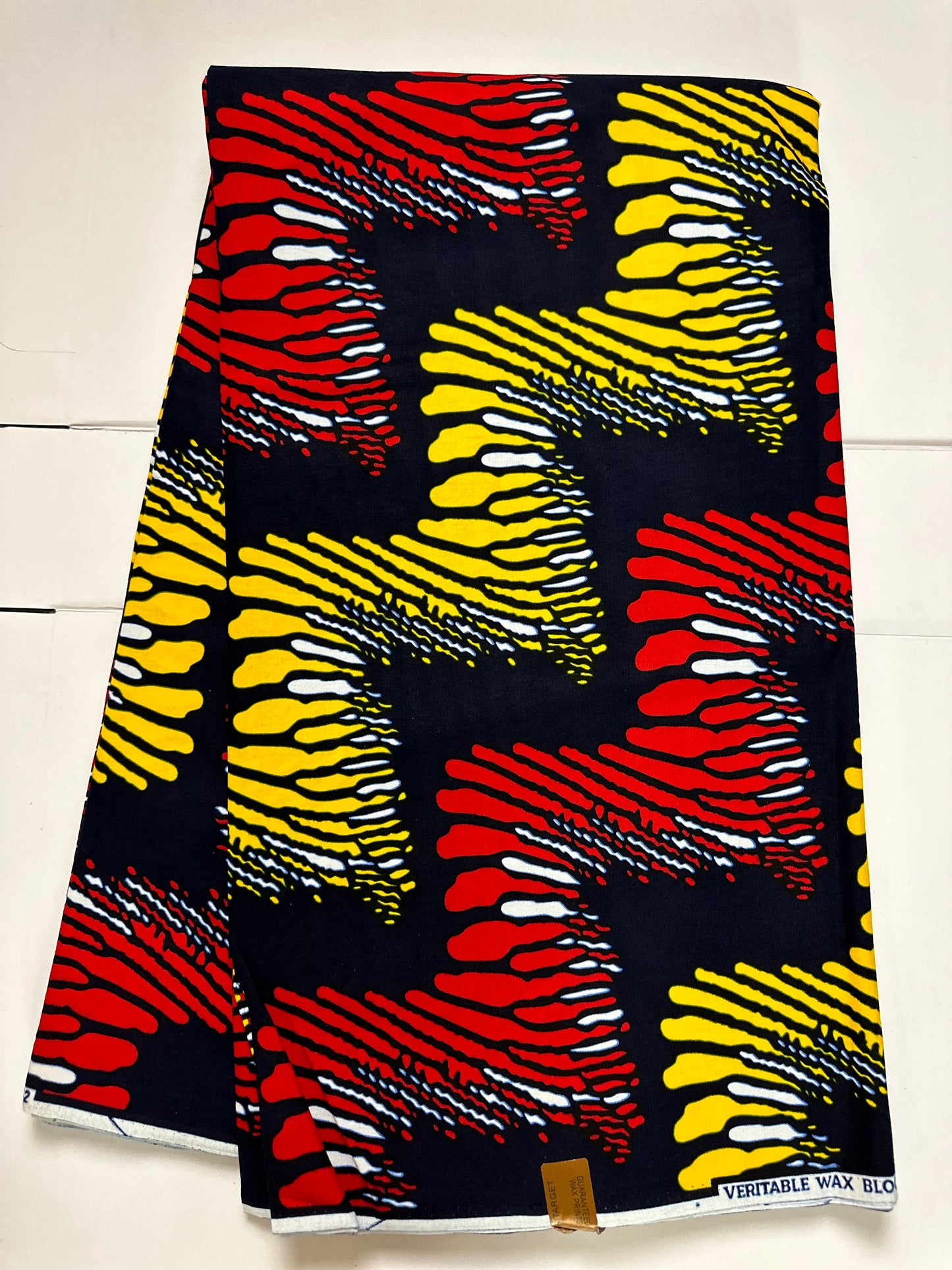 African Fabric, Ankara, African Clothing, Craft African fabric, Blue African Fabric, Yellow Ankara Print, African Style