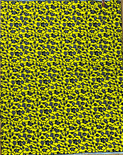 African Fabric, Ankara, African Clothing, Craft African fabric, African Fabric, Yellow Ankara Print, African Style