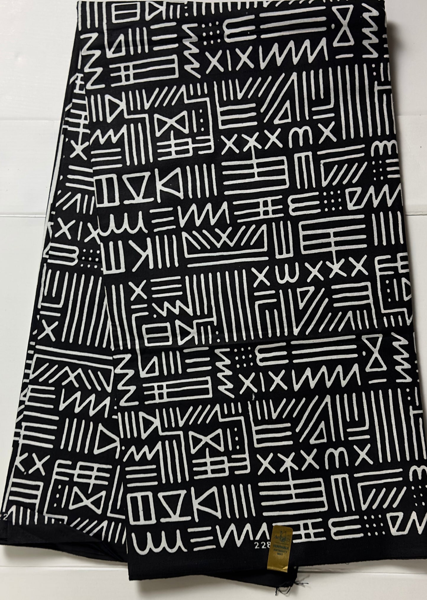 African Fabric - Ankara -  Black African Print Fabric - African Clothing Fabric - Dressmaking Fabric