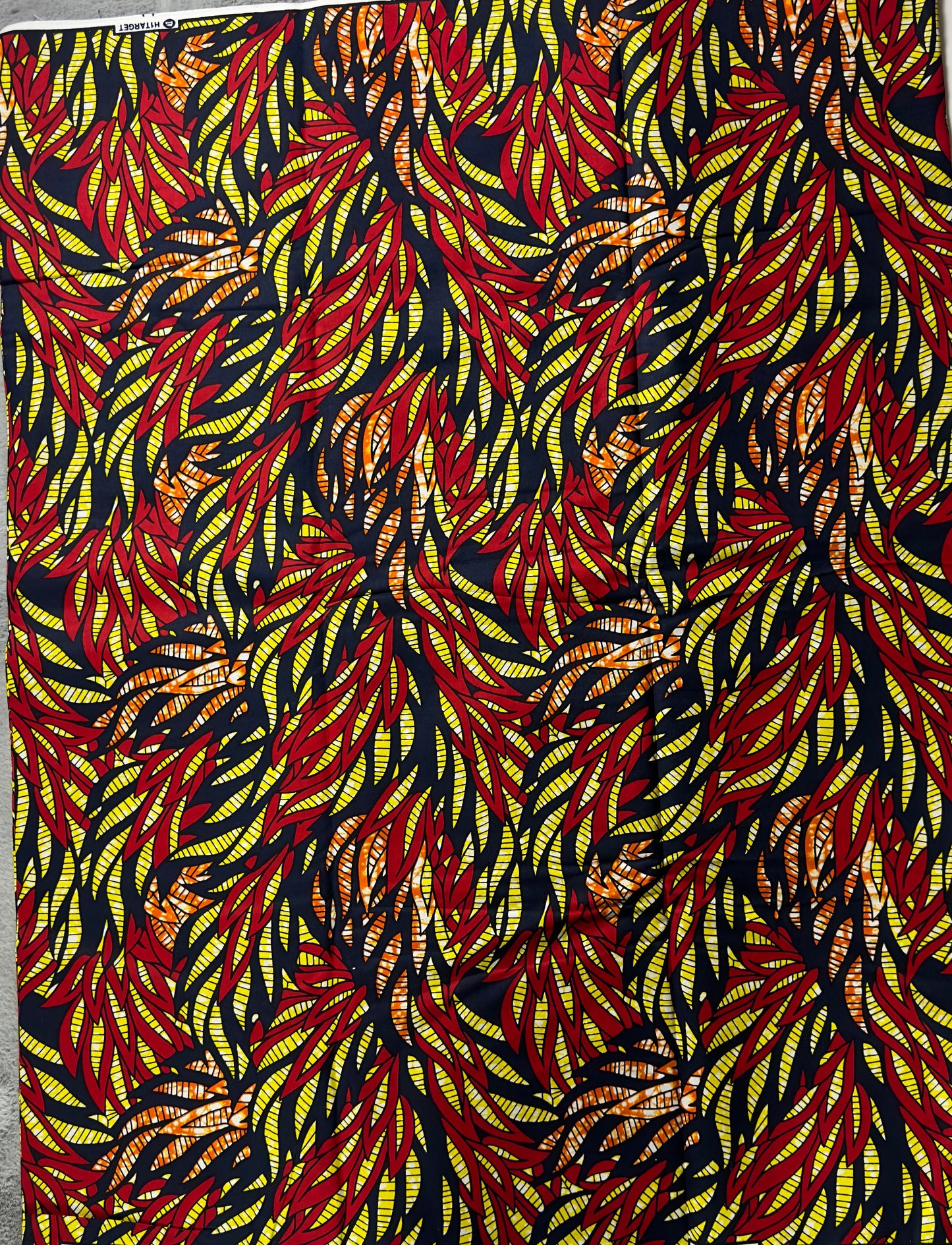 African Fabric - Ankara -  Green African Print Fabric - African Clothing Fabric