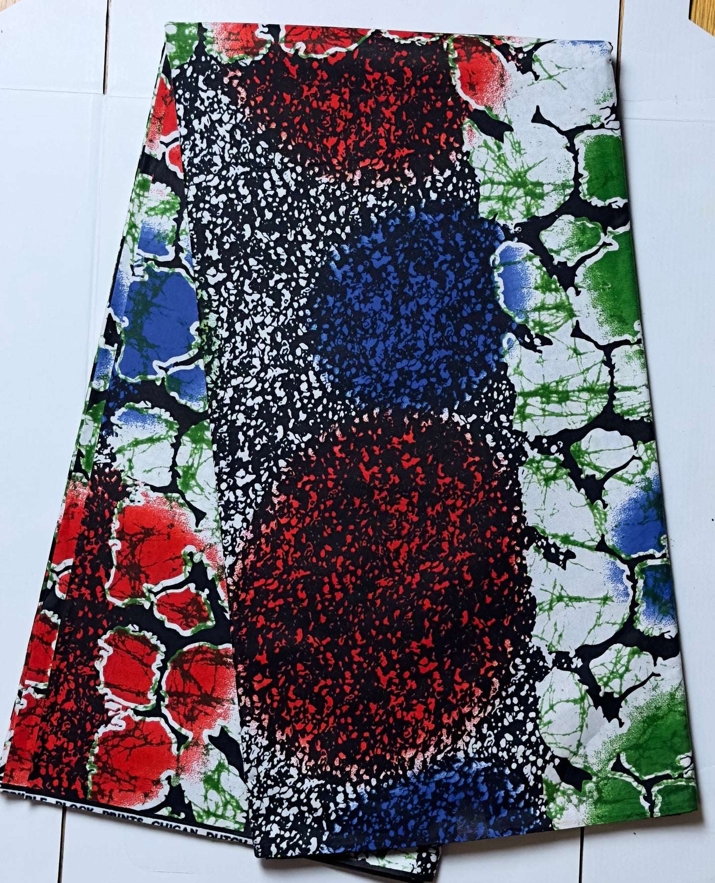 African Fabric - Ankara -   African Print Fabric - Red African Clothing Fabric - Dressmaking Fabric