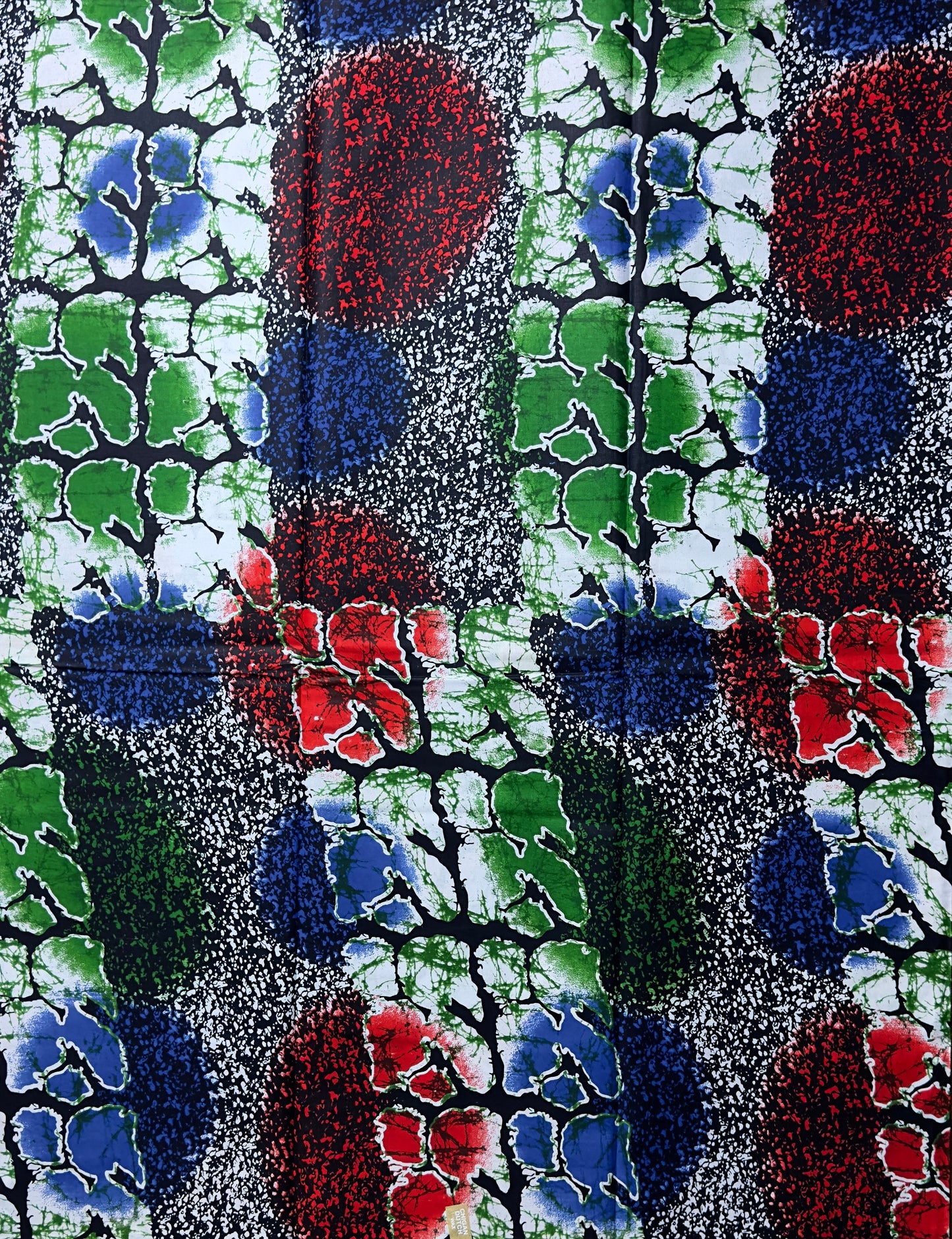 African Fabric - Ankara -   African Print Fabric - Red African Clothing Fabric - Dressmaking Fabric